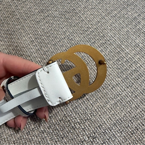 White Fashion Belt - Picture 3 of 6